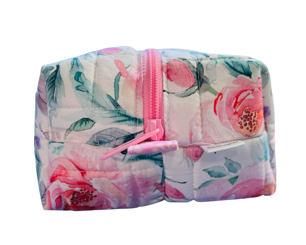 Zippered Boxy Pouch - Spring Meadow