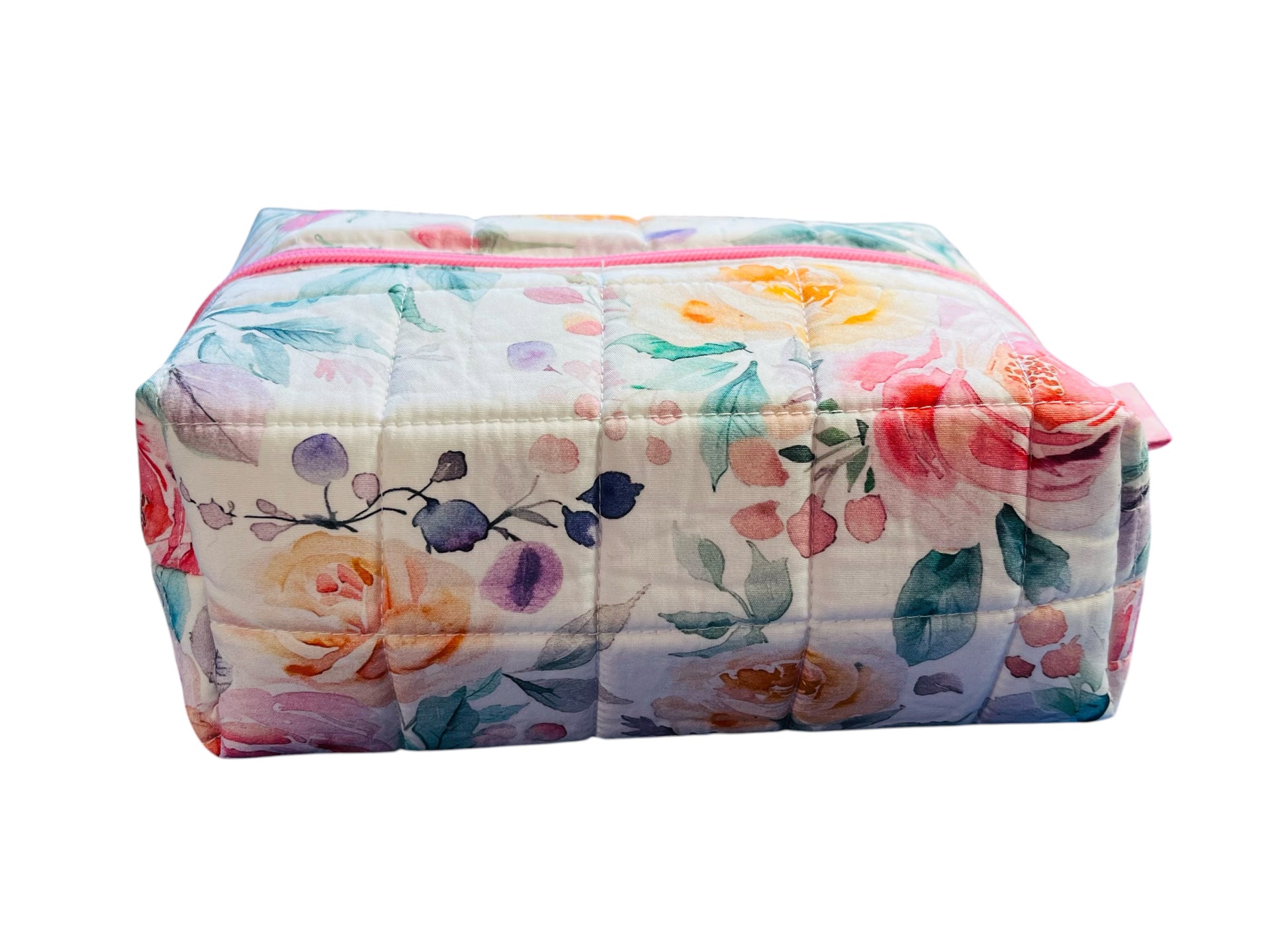 Zippered Boxy Pouch - Spring Meadow