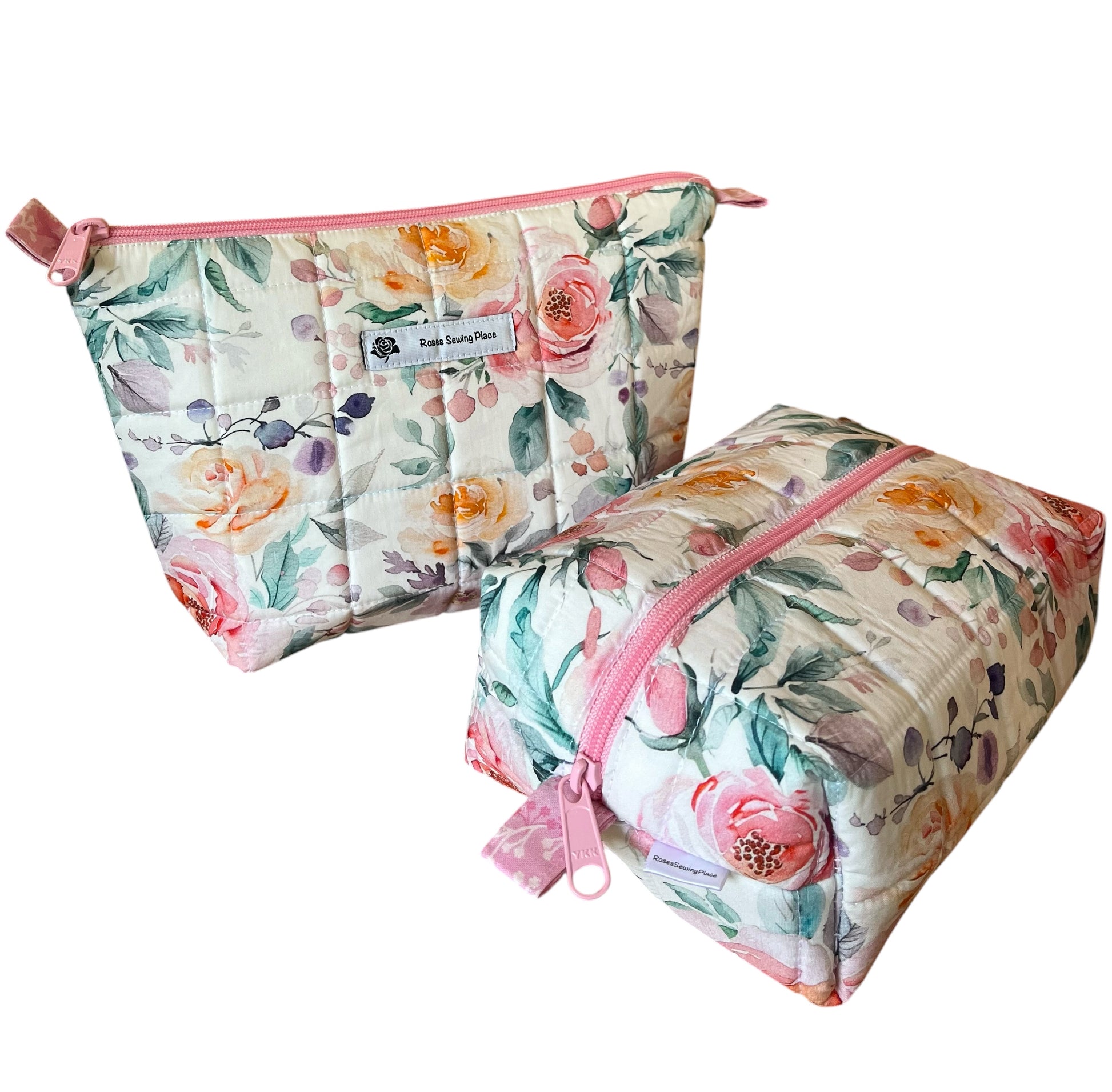 Zippered Boxy Pouch - Spring Meadow