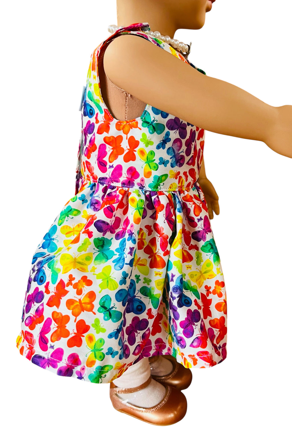 Butterfly Kisses Doll Dress. Fits 48cm (18in) Our Generation / American Girl doll.