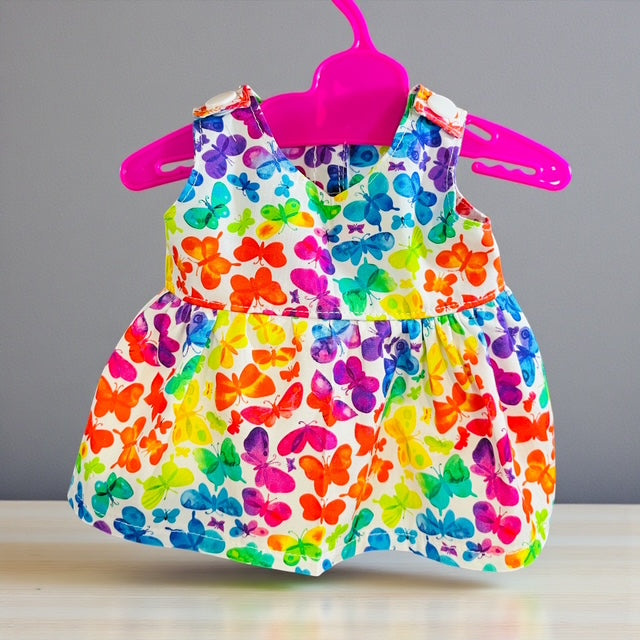 Butterfly Kisses Doll dress. Fits MiniLands doll (32cm) as shown