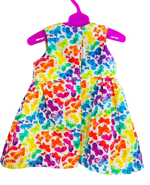 Butterfly Kisses Doll Dress. Fits 43cm Baby Born doll (as shown)