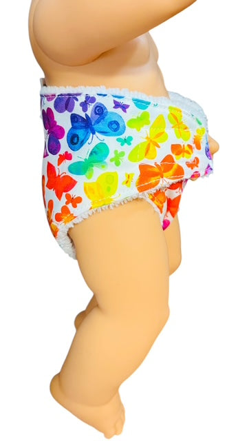 Butterfly Kisses Doll Dress. Fits MiniLands 32cm doll (as shown).