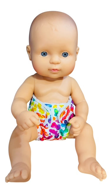 Butterfly Kisses Doll Dress. Fits MiniLands 32cm doll (as shown).