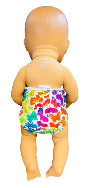 Butterfly Kisses Doll Dress. Fits MiniLands 32cm doll (as shown).