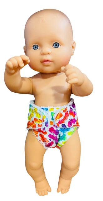 Butterfly Kisses Doll Dress. Fits MiniLands 32cm doll (as shown).