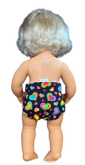 Happy Hearts Doll Nappy. Fits 38cm doll (as shown)
