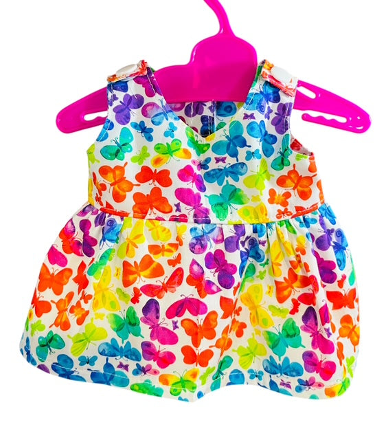 Butterfly Kisses Doll dress. Fits MiniLands doll (32cm) as shown