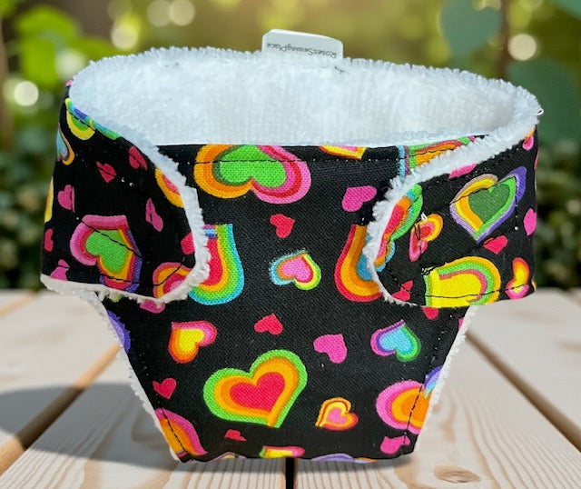 Happy Hearts Doll Nappy. Fits 38cm doll (as shown)