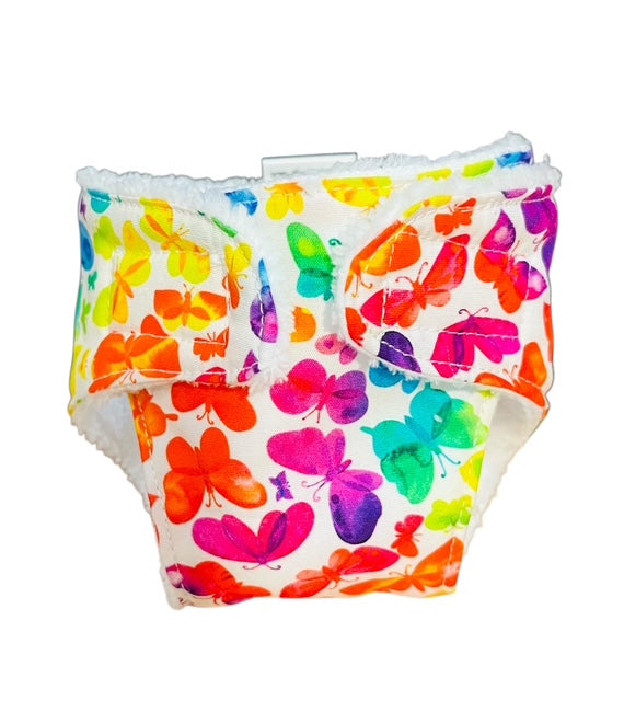 Butterfly Kisses Doll Dress. Fits MiniLands 32cm doll (as shown).